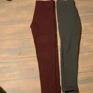 Fleece leggings